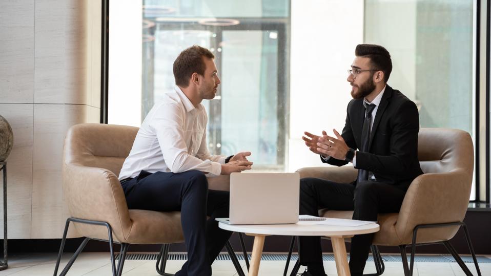 Profession Discussion between to people
