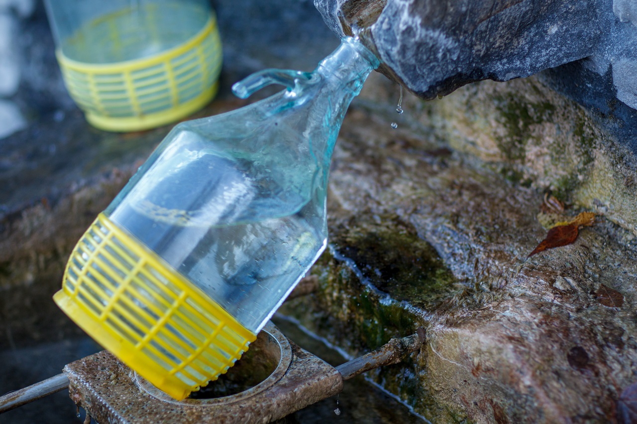 collecting safe spring mineral water from source i 2024 01 17 19 17 30 utc