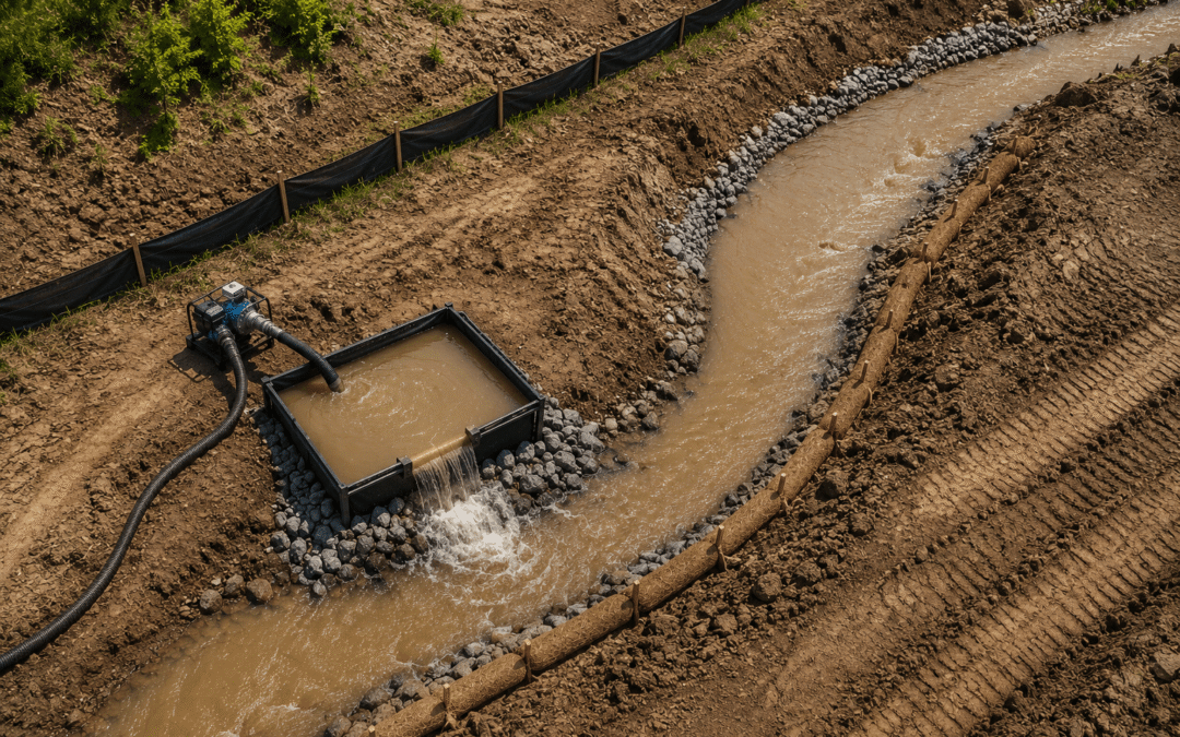 Practical Solutions for Treating Excess Water During Early Site Development