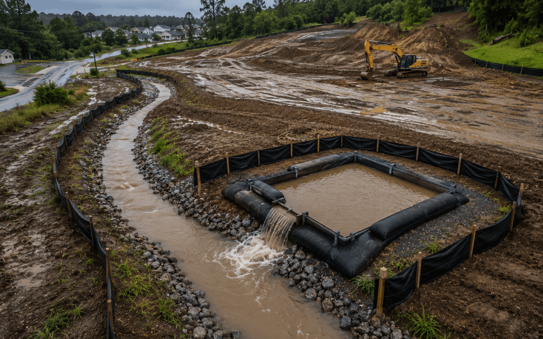 Controlling Sediment in Runoff During Peak Earthworks and Rainfall