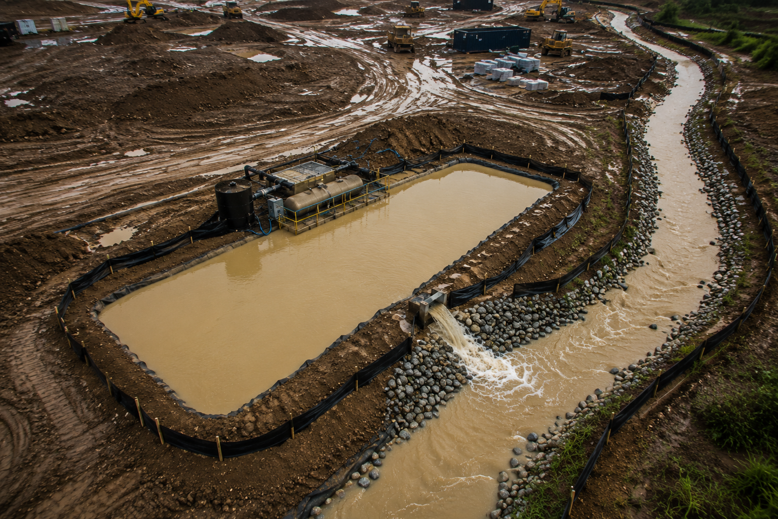 Addressing Turbid Water Challenges on Construction Sites During Wet Seasons